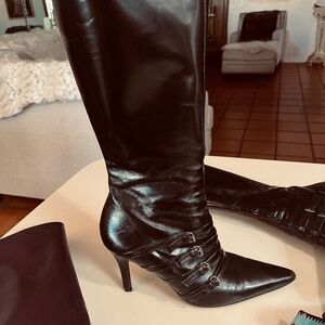 Tall Leather Boots